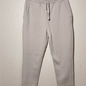 Zara Beige Sweatpants Jogger Lounge Pants Drawstring Waist